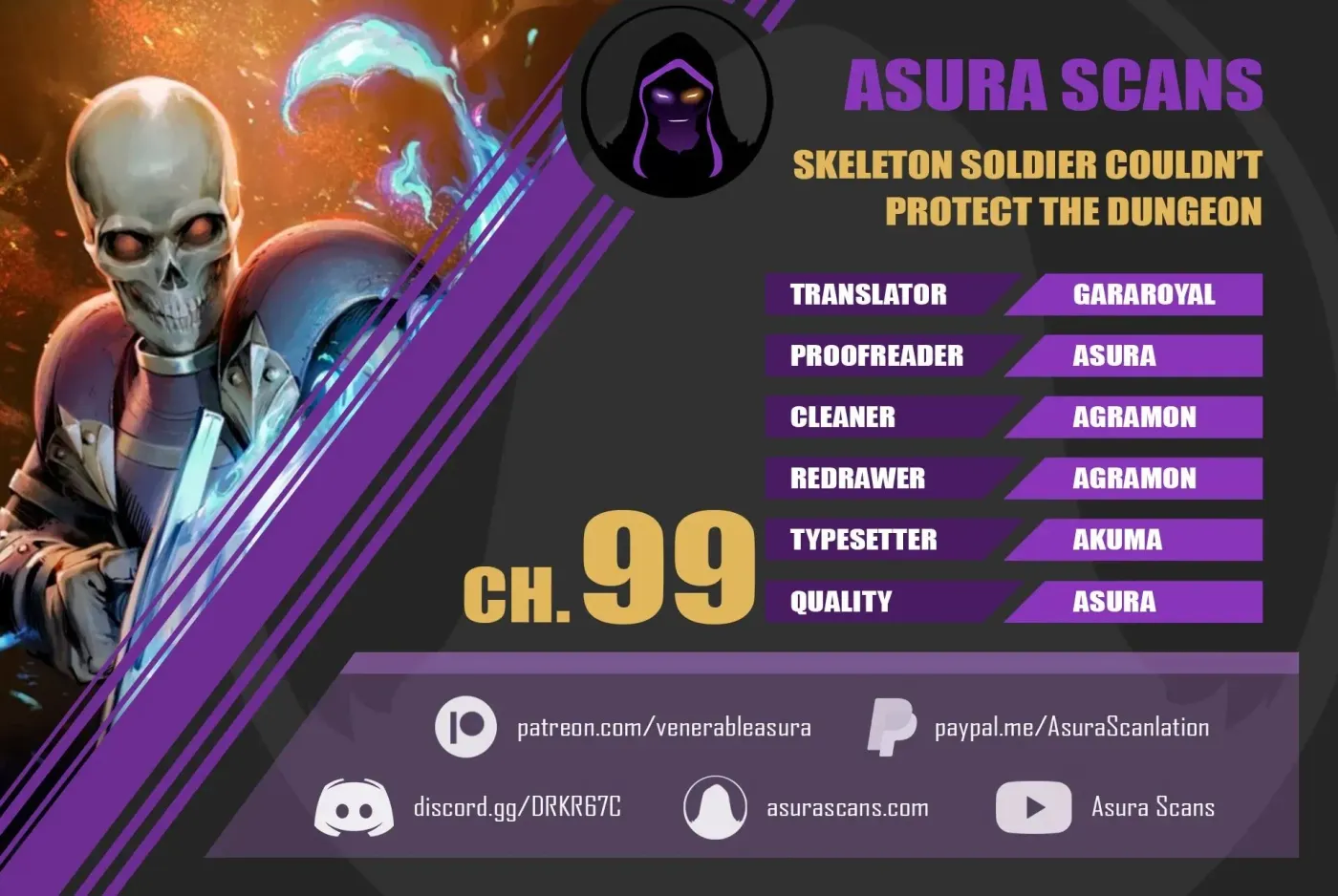 Skeleton Soldier Chapter 99 page 1 - 