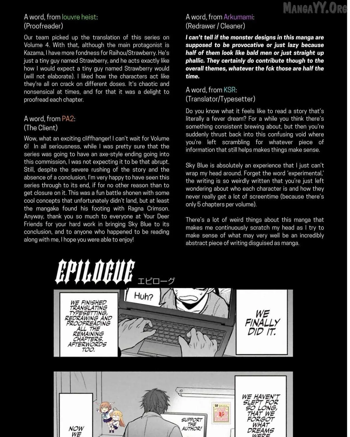 Sky Blue Chapter 22 page 38 - 