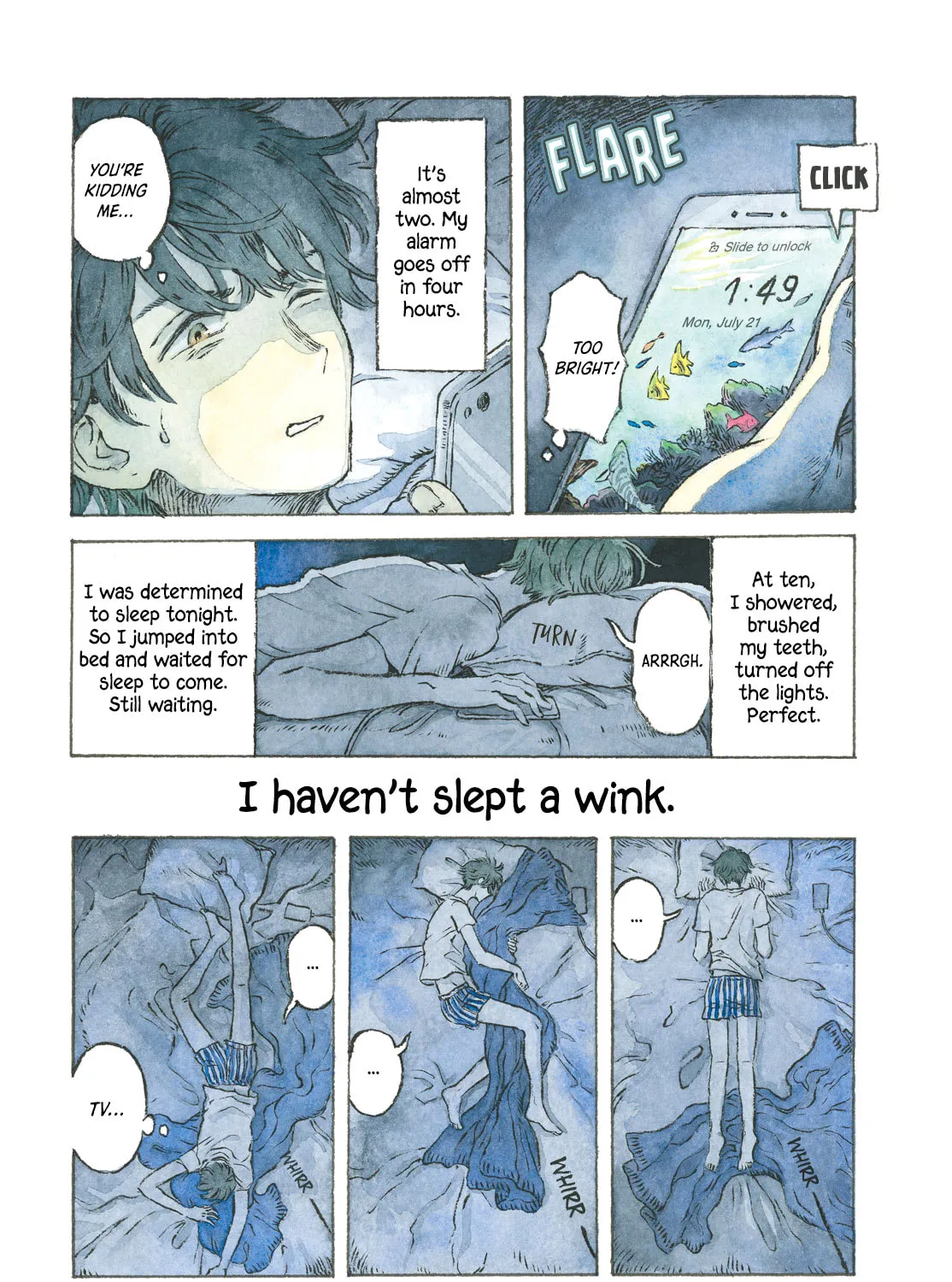 Sleepless (Colored) Chapter 0 page 3 - 