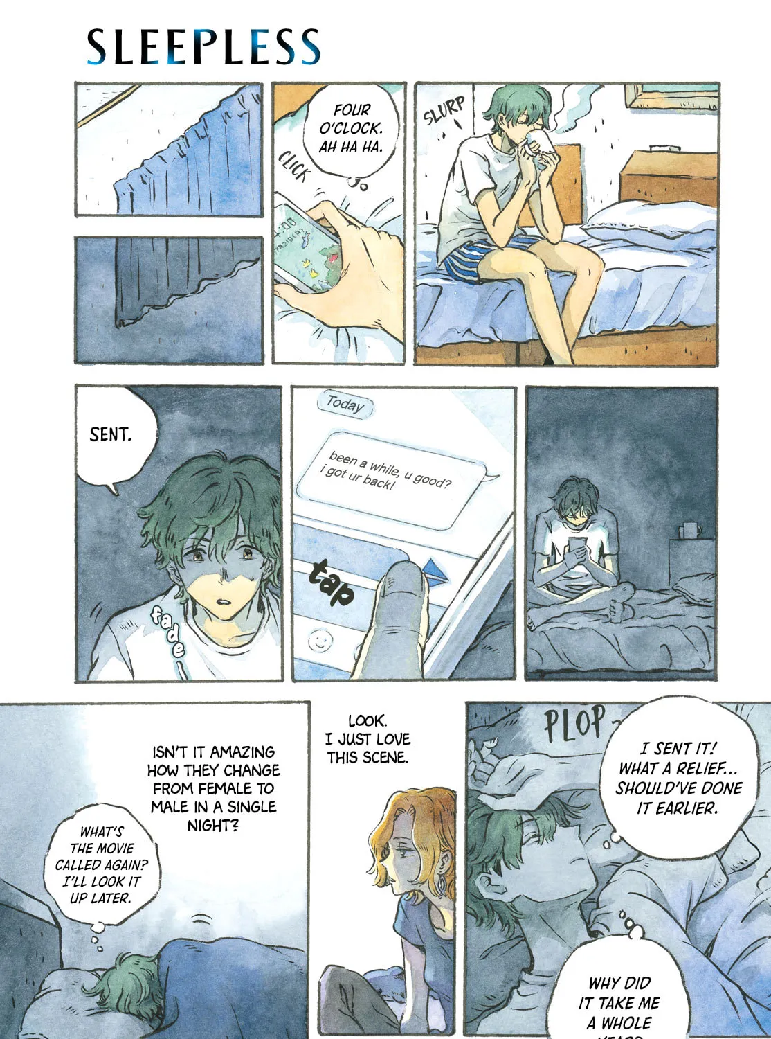 Sleepless (Colored) Chapter 0 page 21 - 