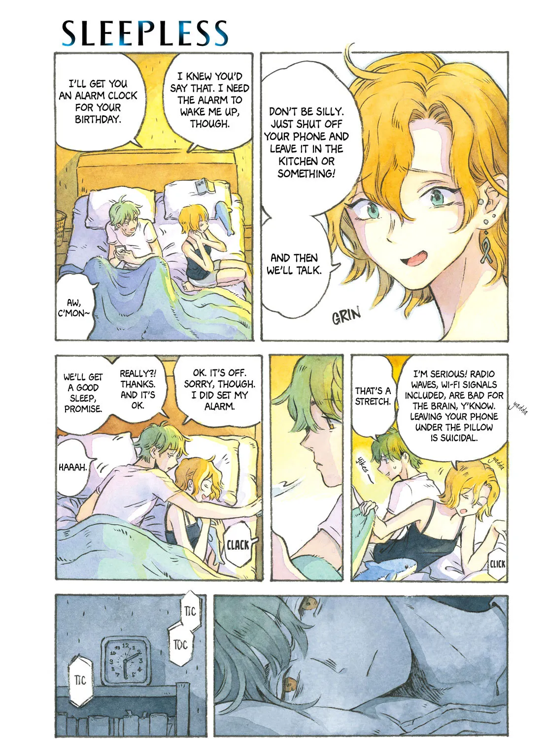 Sleepless (Colored) Chapter 0 page 9 - 