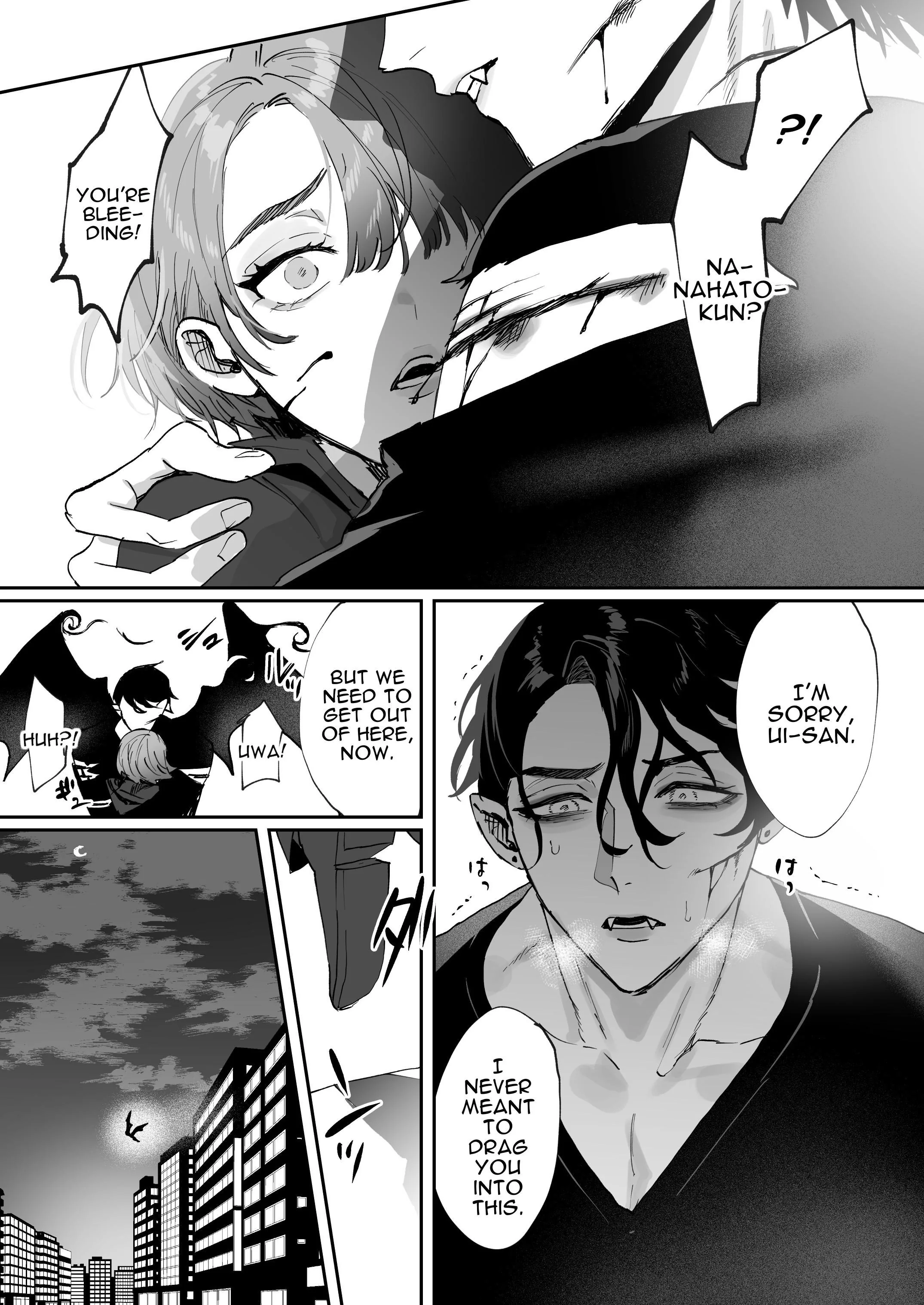 Small Breasted Thunder Thigh Woman and Vampire Guy's Interspecies Lovey Sexy Raw Mating Chapter 1 page 11 - 