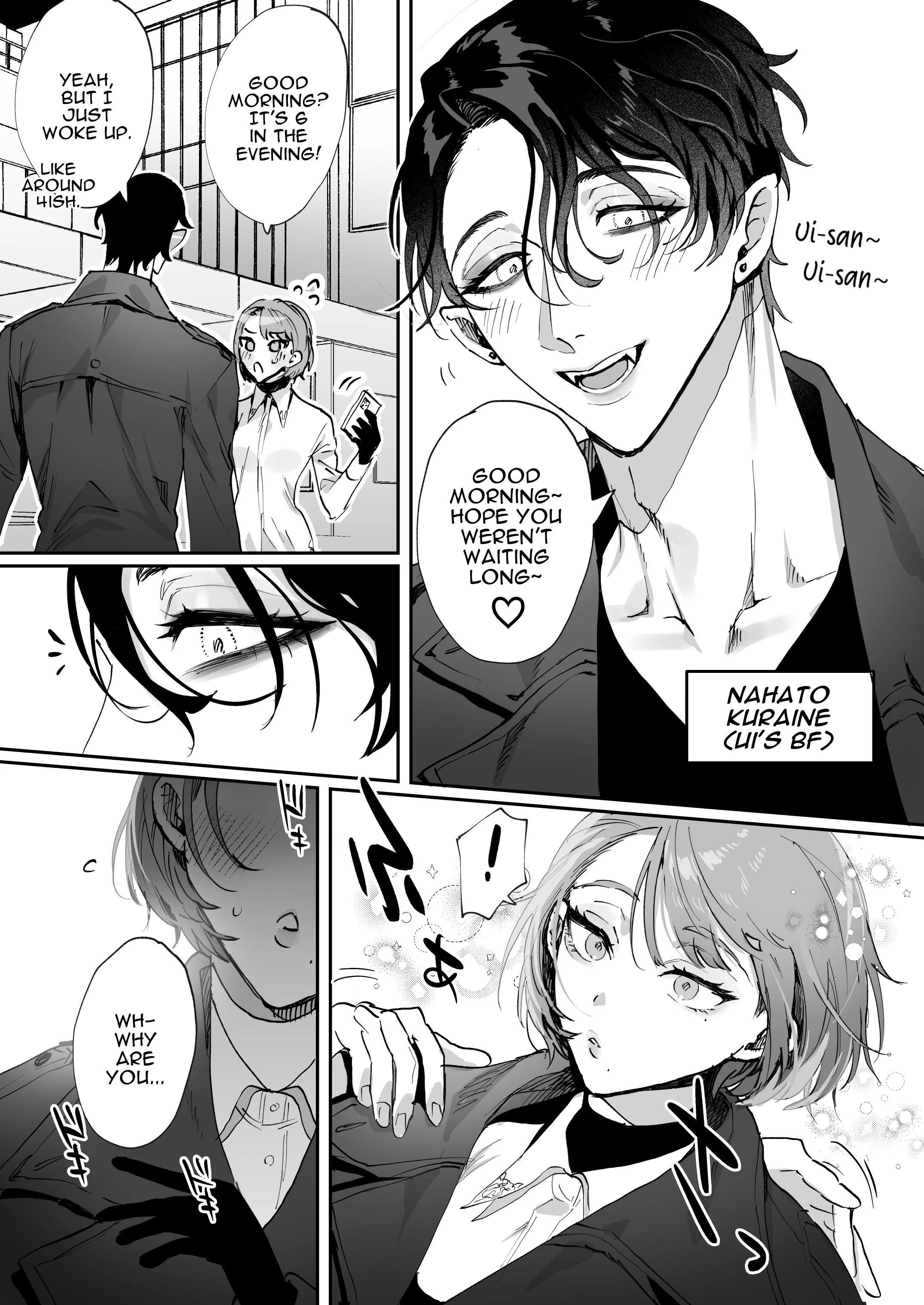 Small Breasted Thunder Thigh Woman and Vampire Guy's Interspecies Lovey Sexy Raw Mating Chapter 1 page 4 - 