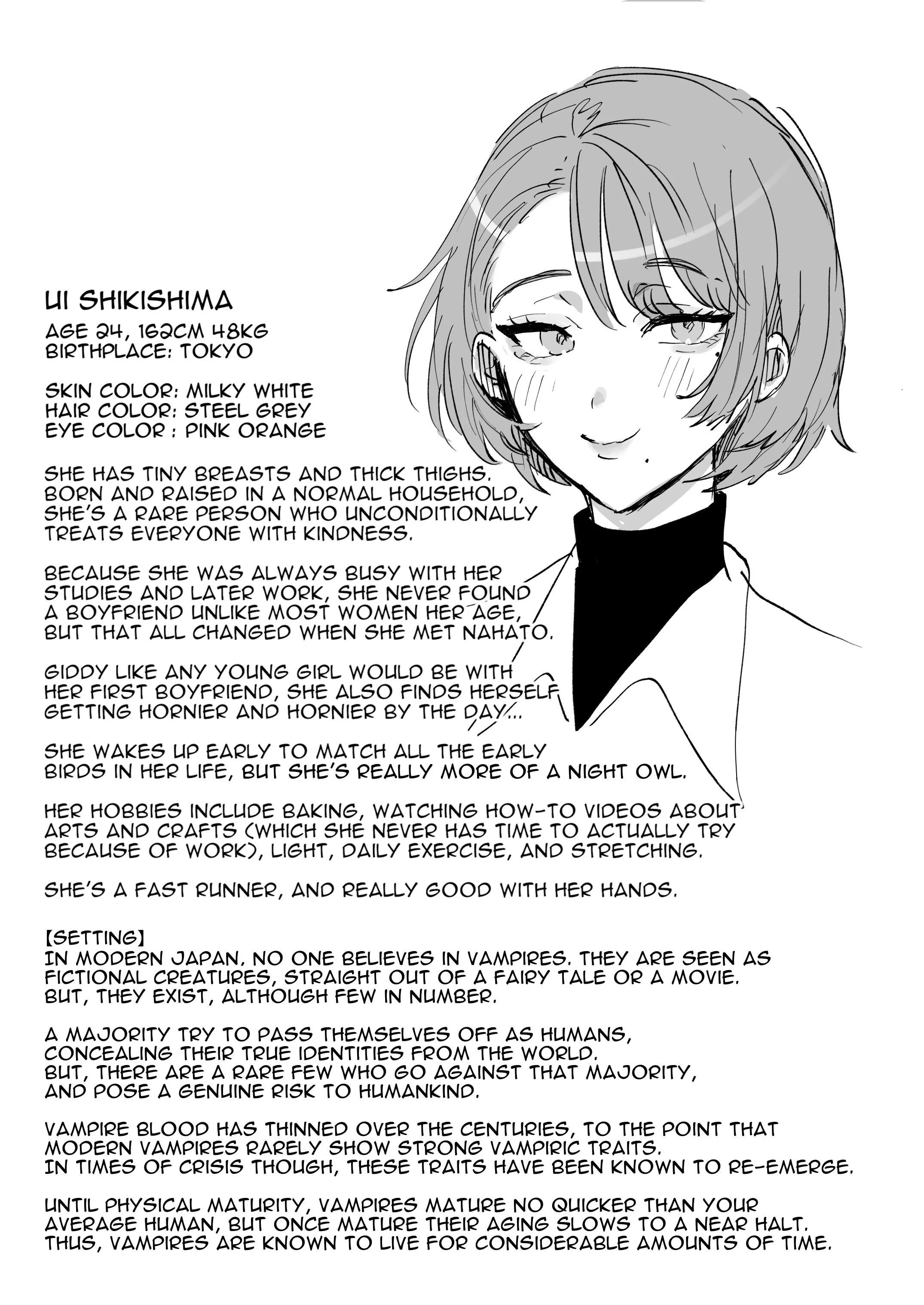 Small Breasted Thunder Thigh Woman and Vampire Guy's Interspecies Lovey Sexy Raw Mating Chapter 1 page 37 - 