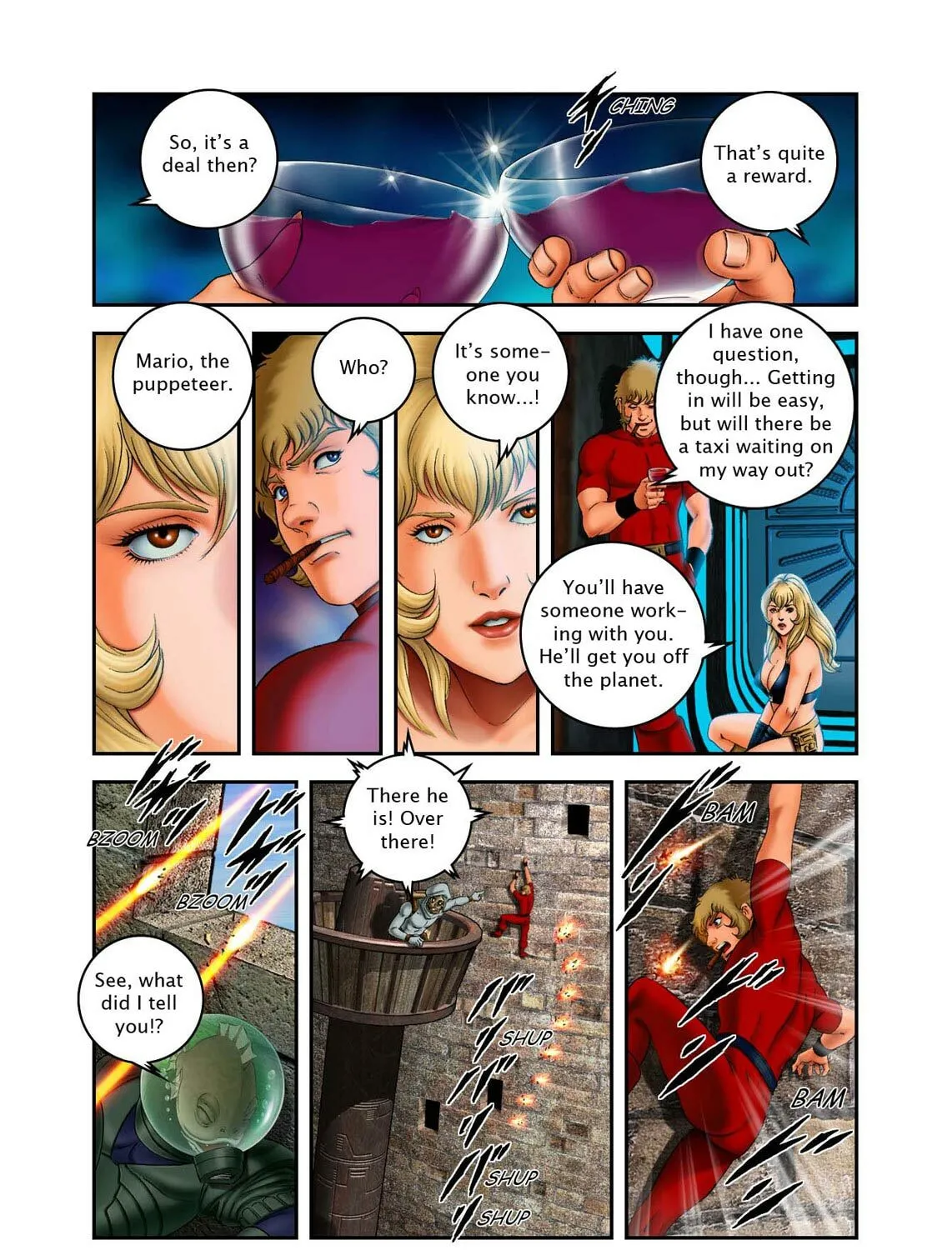 Space Adventure Cobra (Colored) Chapter 35 page 37 - 