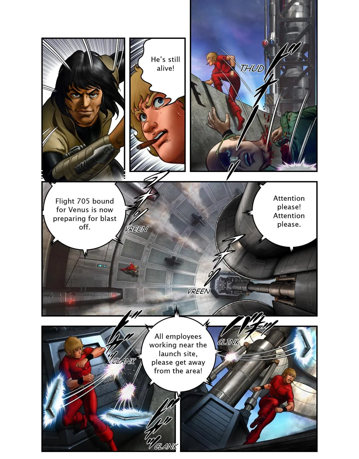 Space Adventure Cobra (Colored) Chapter 47 page 37 - 