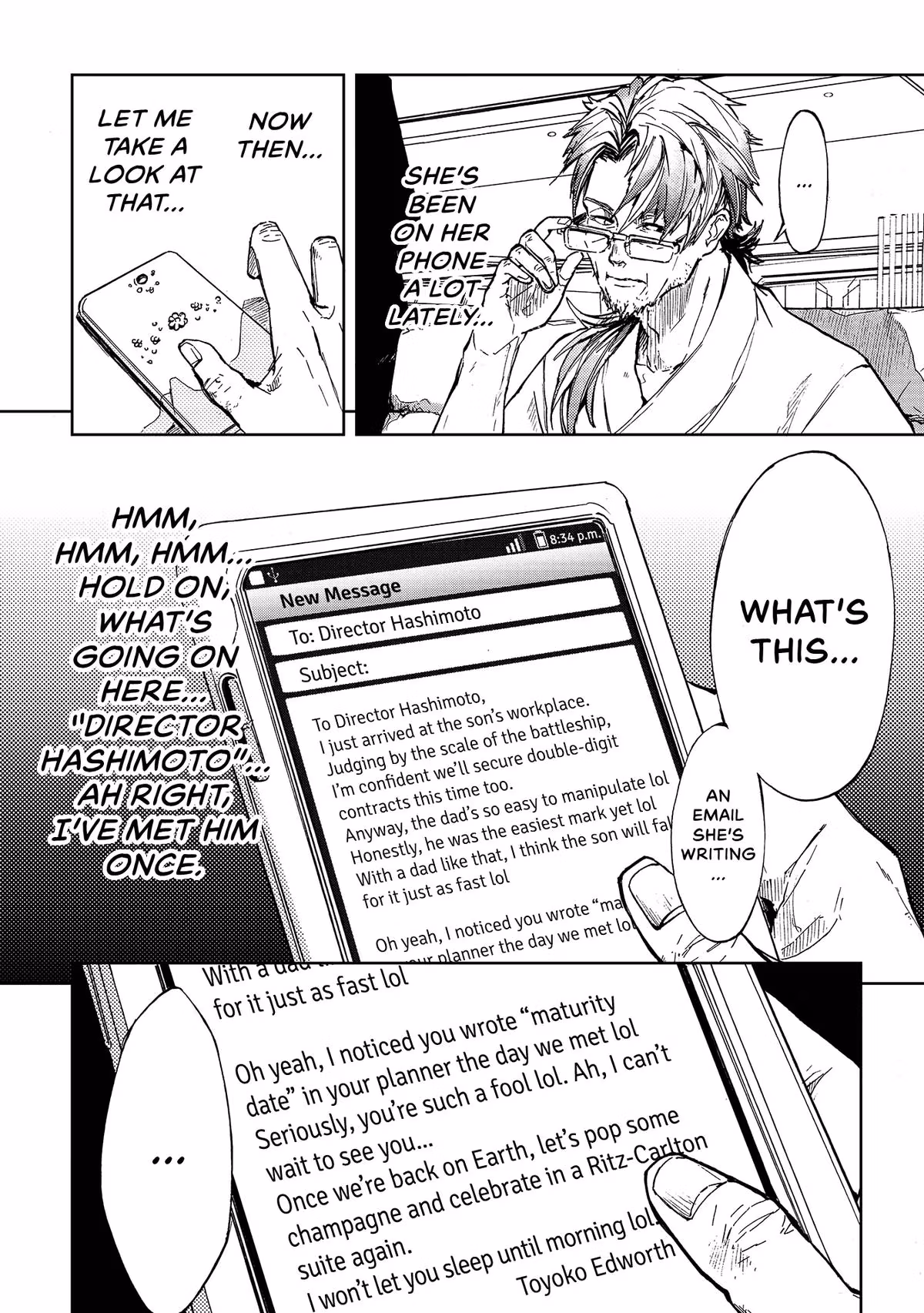 Space Battleship Tiramisu Chapter 50 page 8 - 
