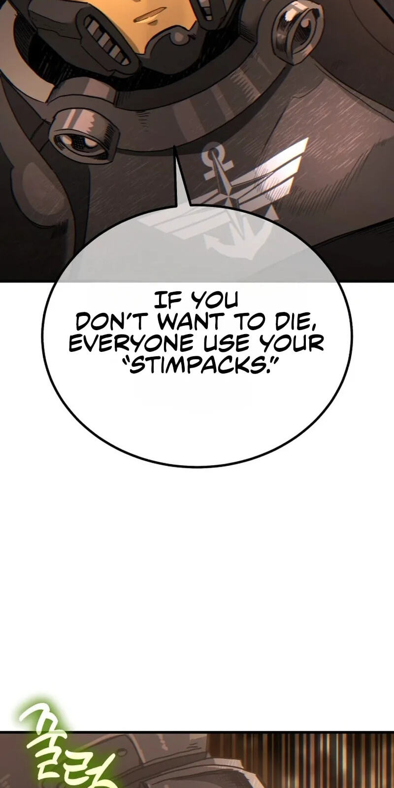 Space Marines Now Have a Status Window Chapter 1 page 97 - 