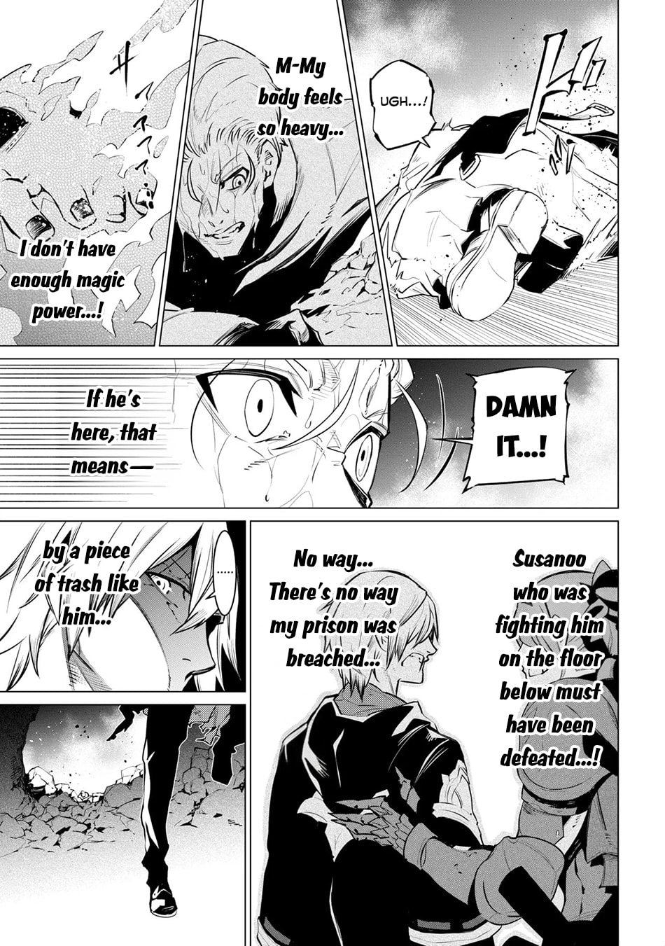 SSS-Rank Dungeon de Knife Ippon Tewatasare Tsuihou Sareta Shiro Madoushi: Yggdrasil no Noroi ni Yori Jakuten de Aru Maryoku Fusoku o Kokufukushi Sekai Saikyou e to Itaru Chapter 32 page 44 - 