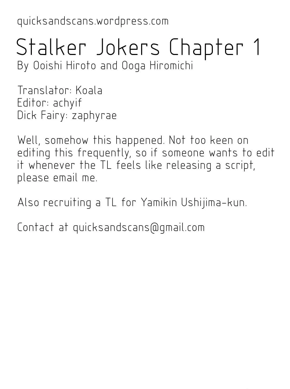 Stalker Jokers Chapter 1 page 71 - 