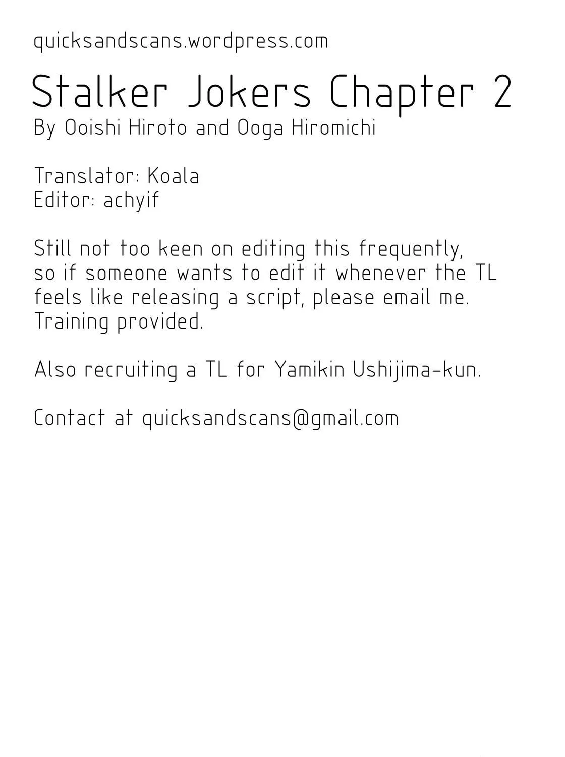 Stalker Jokers Chapter 2 page 59 - 
