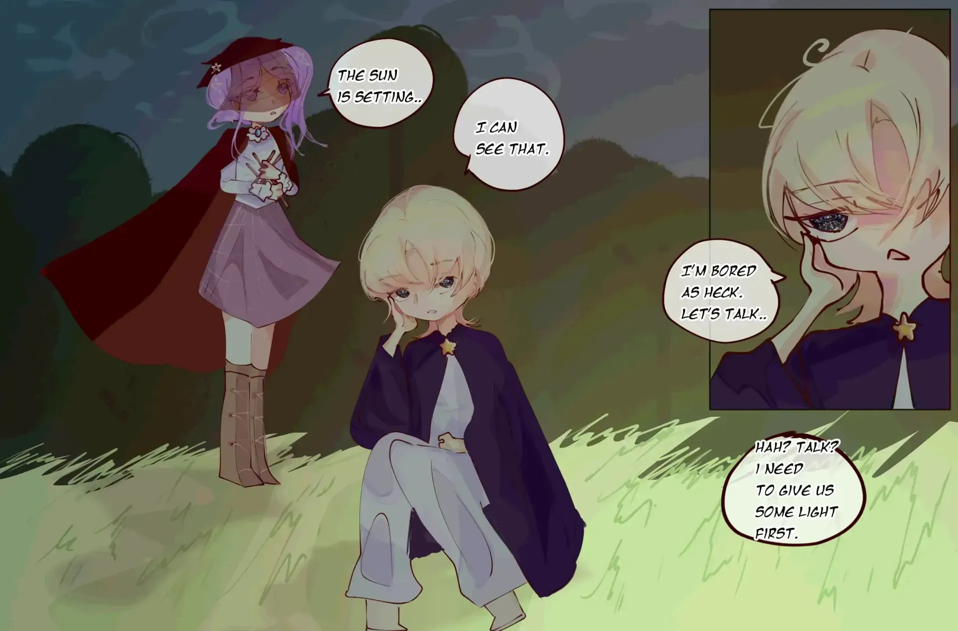 Star Fallen (Colored) Chapter 2 page 4 - 