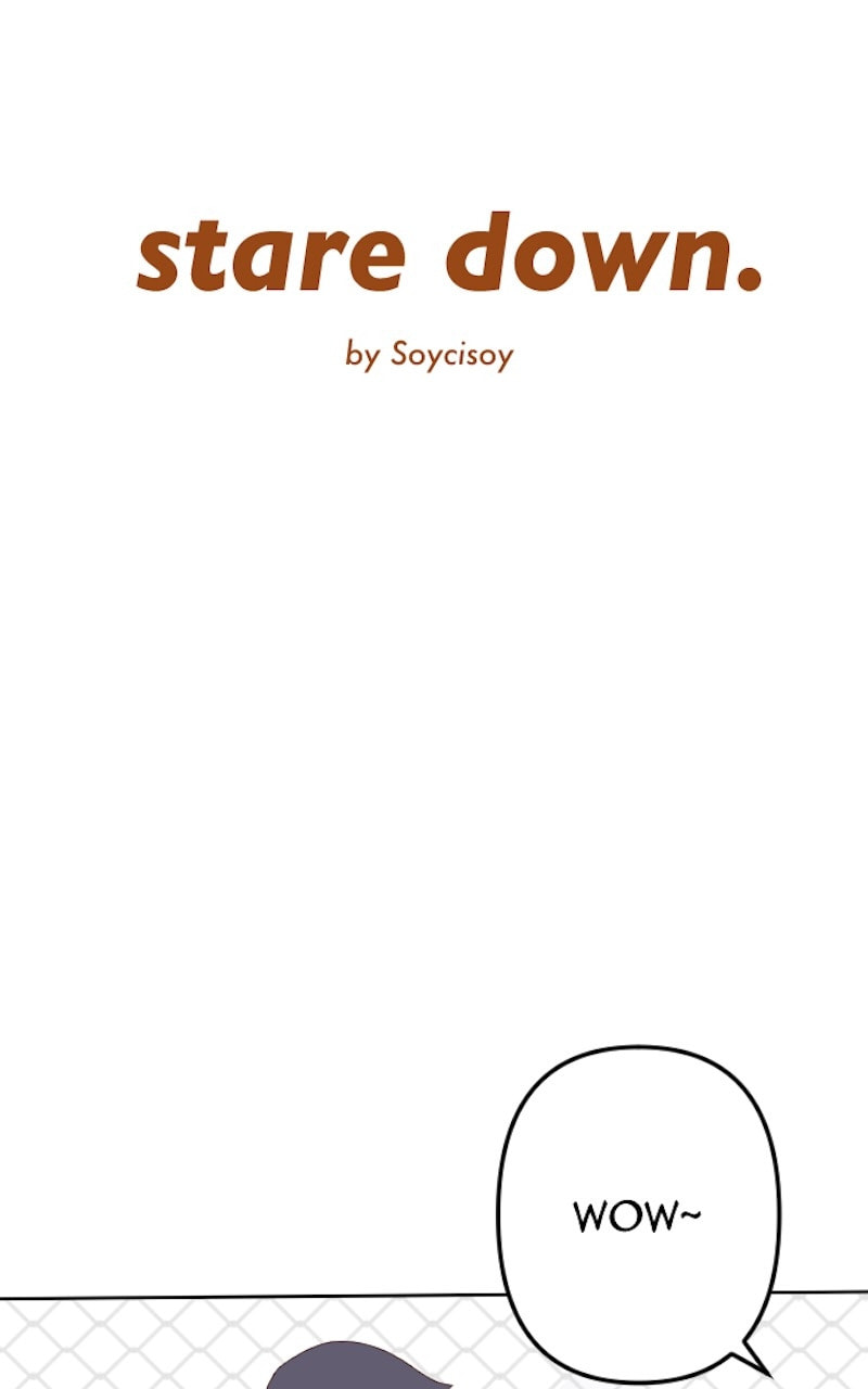 stare down. Chapter 14 page 16 - 
