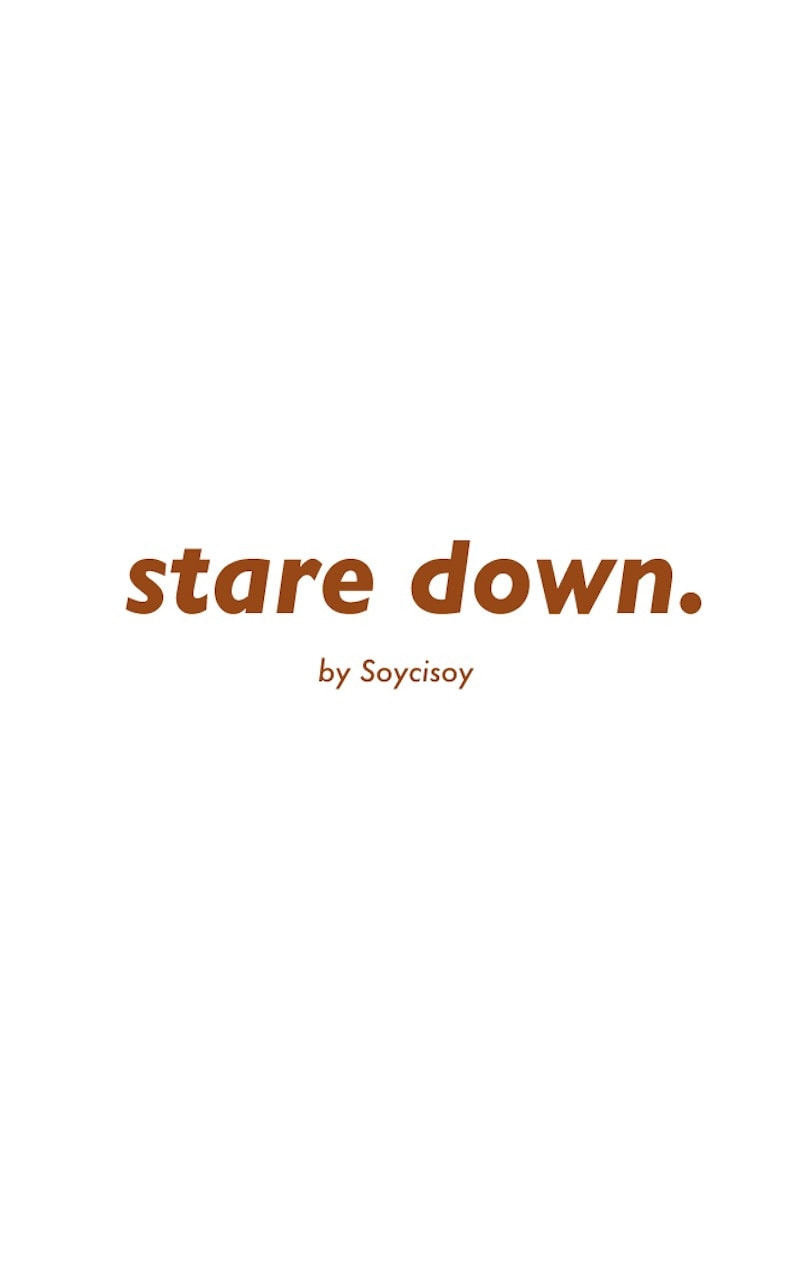 stare down. Chapter 16 page 9 - 