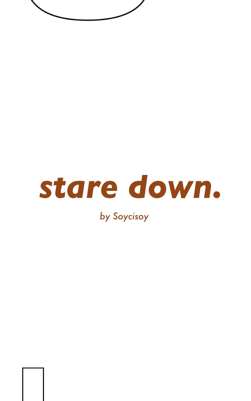stare down. Chapter 19 page 20 - 