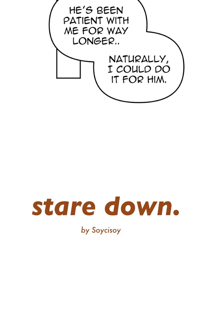 stare down. Chapter 21 page 19 - 