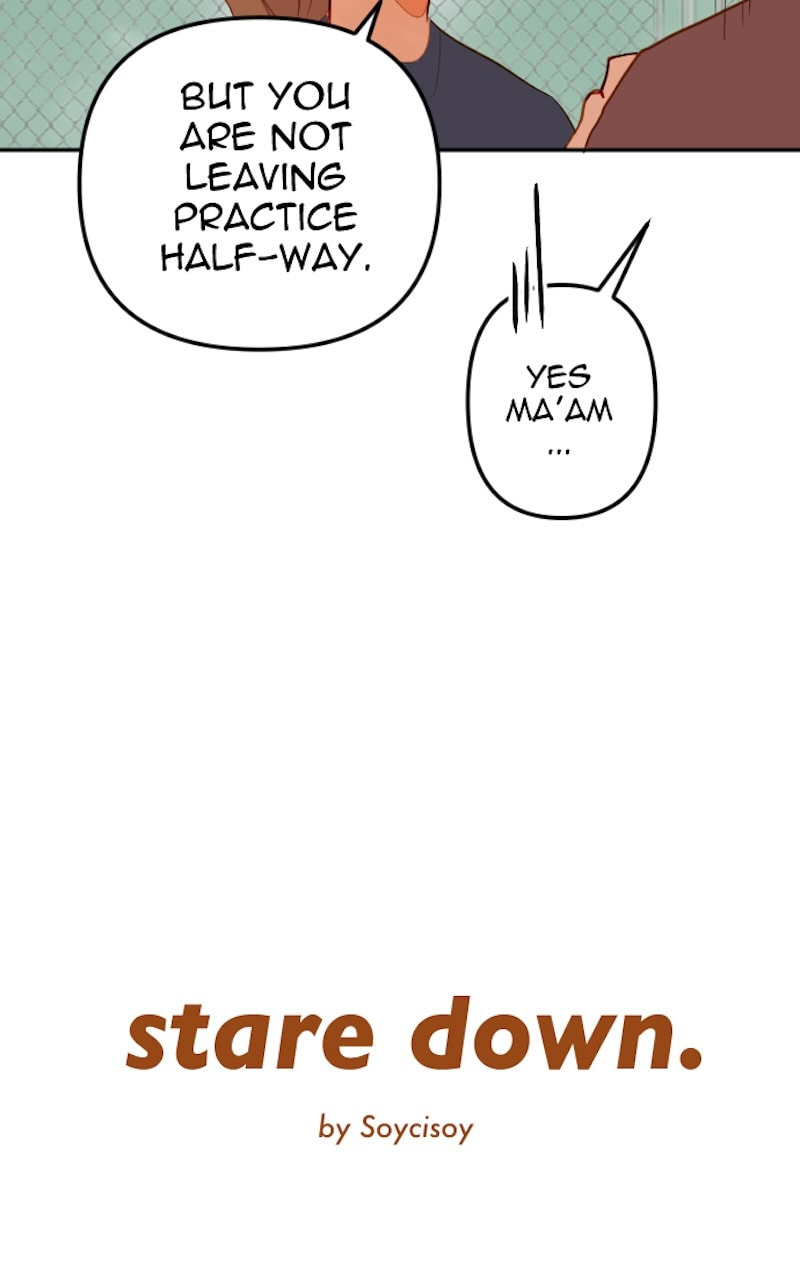 stare down. Chapter 22 page 11 - 