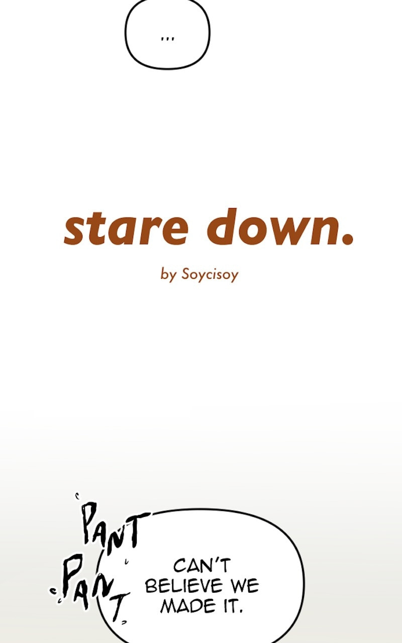 stare down. Chapter 24 page 11 - 