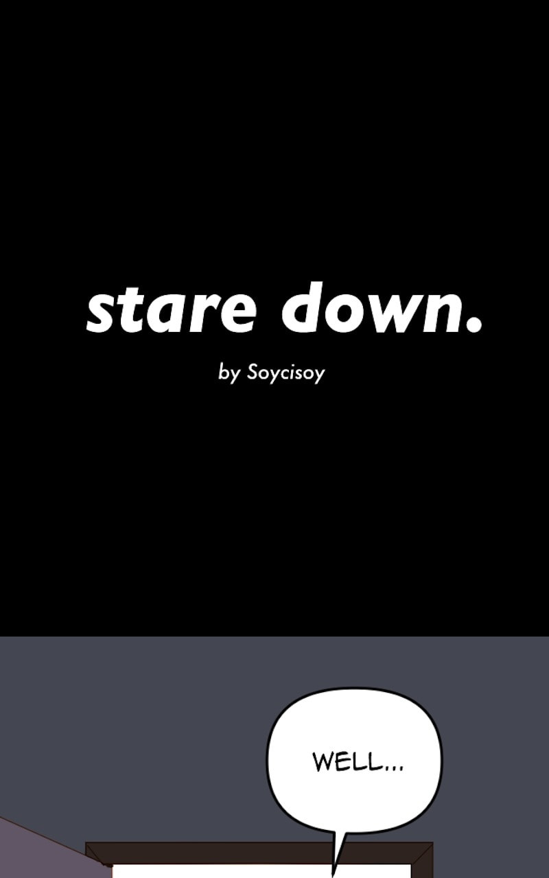 stare down. Chapter 28 page 2 - 