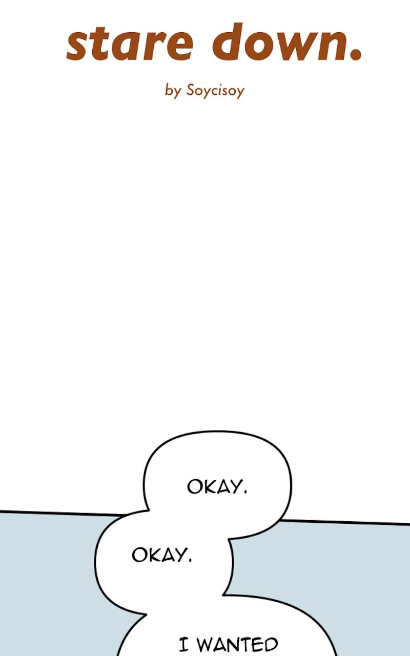 stare down. Chapter 34 page 7 - 