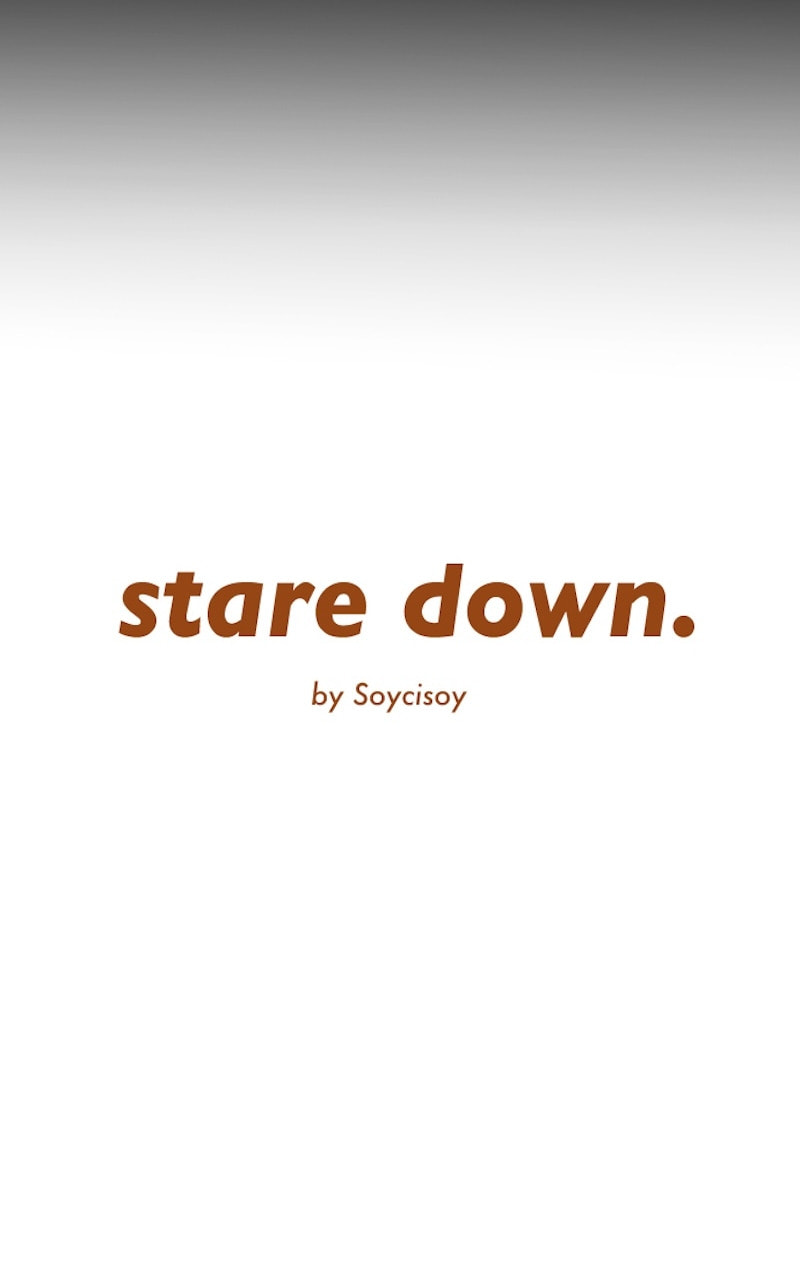 stare down. Chapter 41 page 28 - 