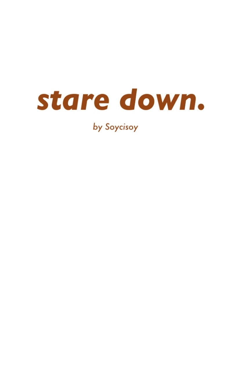 stare down. Chapter 43 page 3 - 