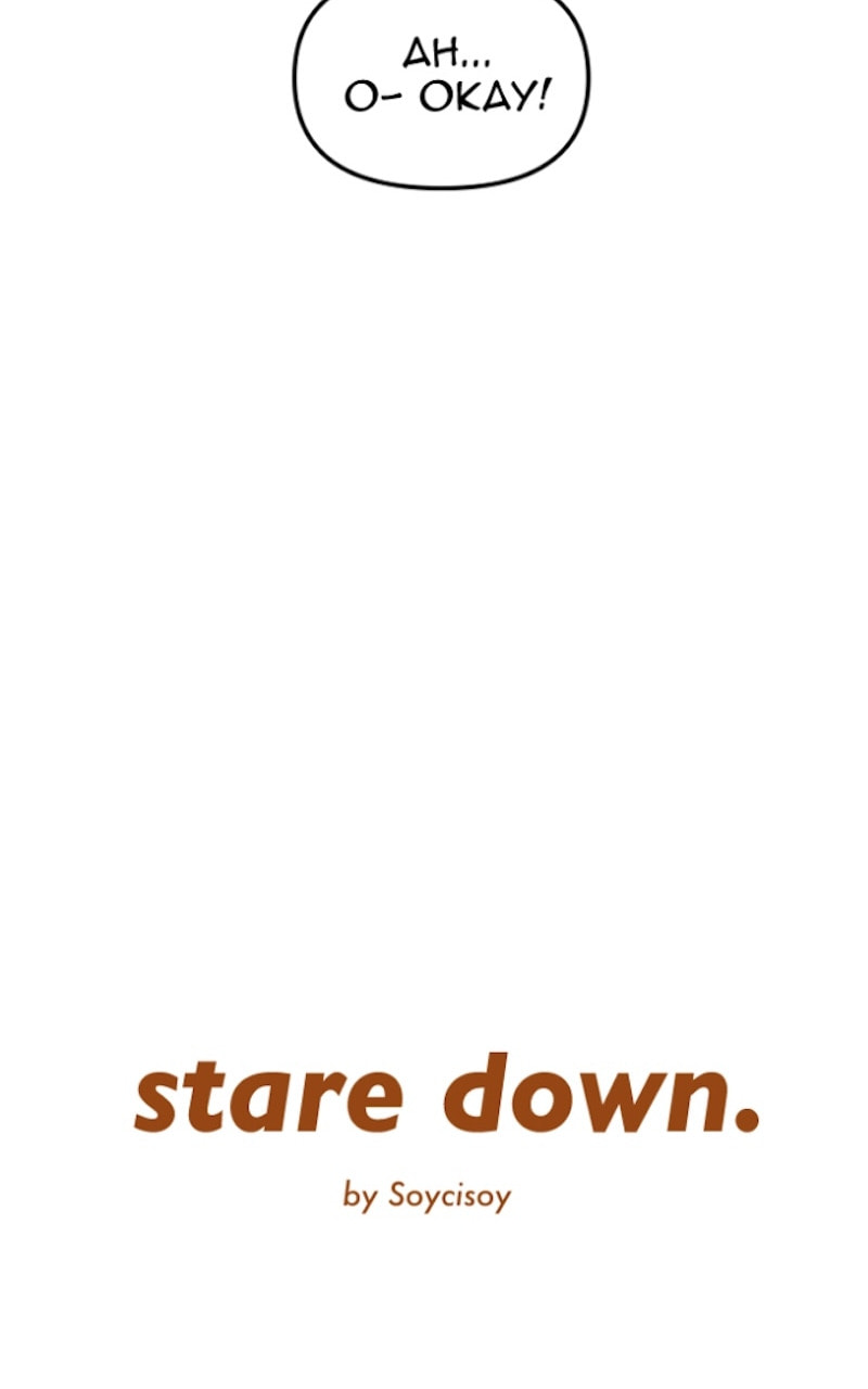 stare down. Chapter 45 page 25 - 