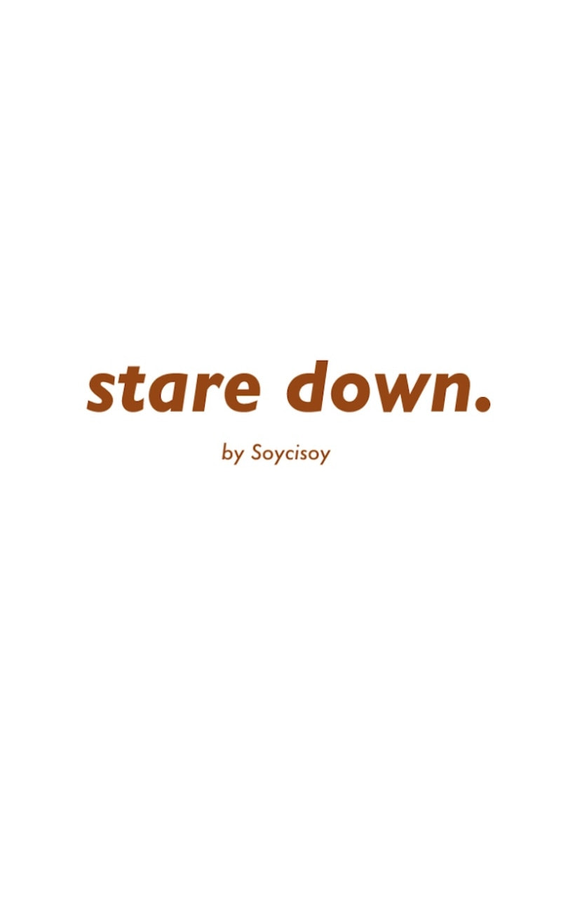 stare down. Chapter 49 page 20 - 