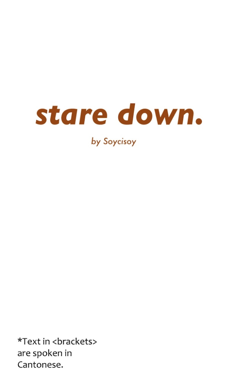 stare down. Chapter 50 page 2 - 