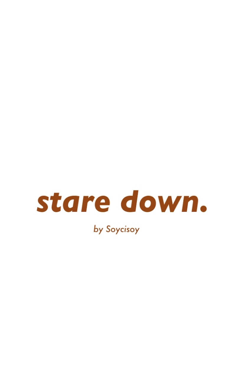 stare down. Chapter 57 page 19 - 