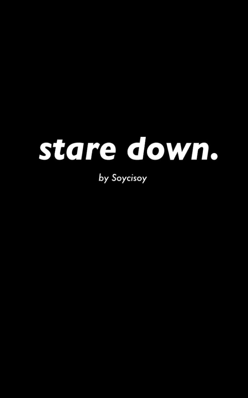stare down. Chapter 58 page 20 - 