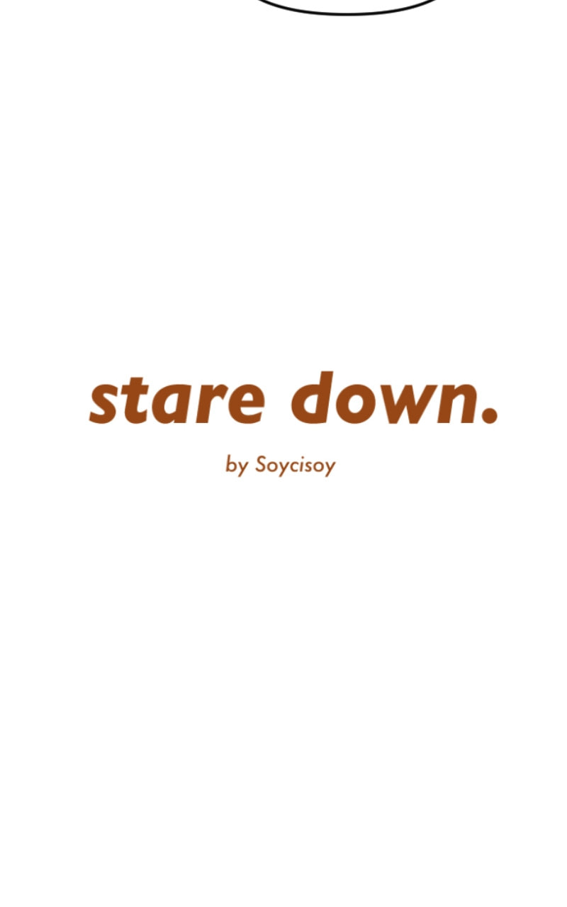 stare down. Chapter 60 page 16 - 