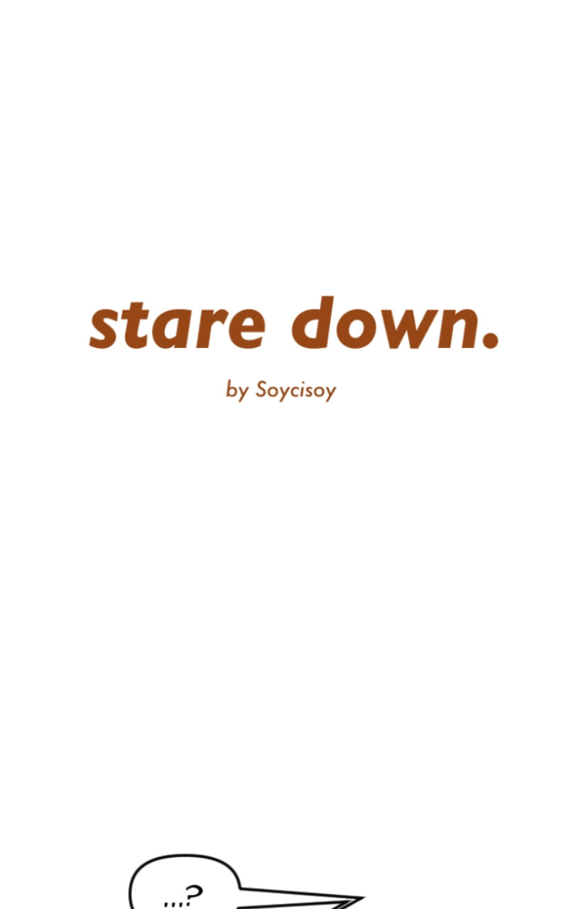 stare down. Chapter 61 page 22 - 