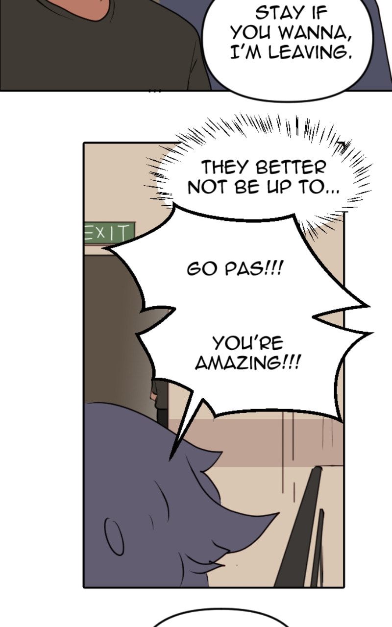 stare down. Chapter 64 page 18 - 