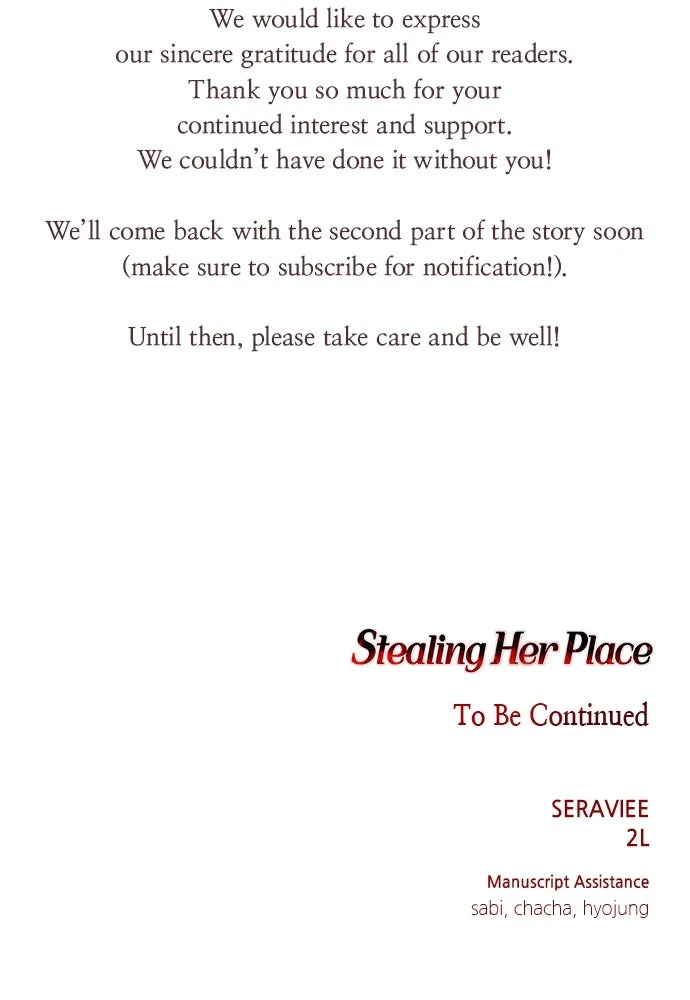 Stealing Her Place Chapter 41 page 134 - 