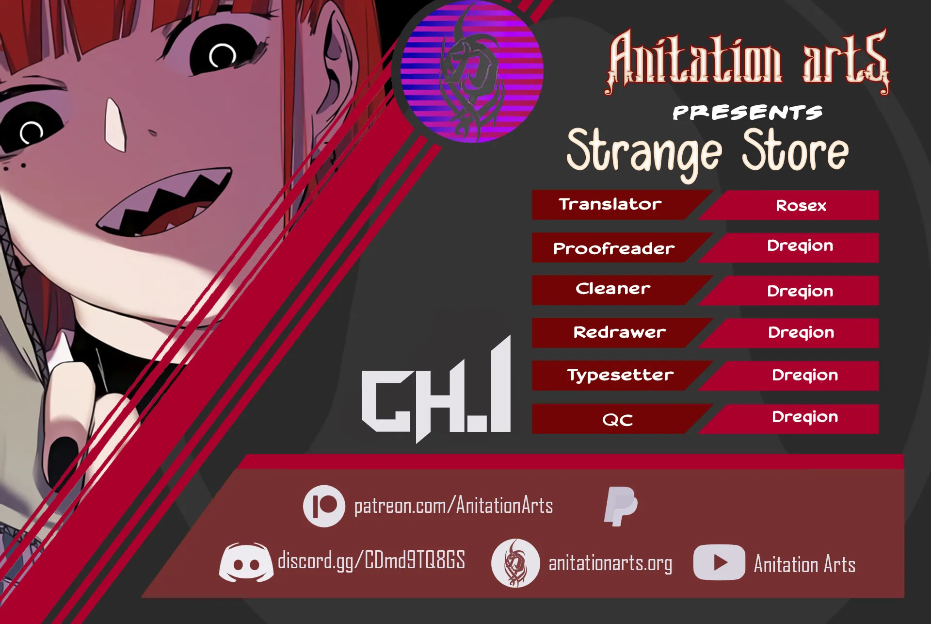 Strange Store (Colored) Chapter 1 page 1 - 