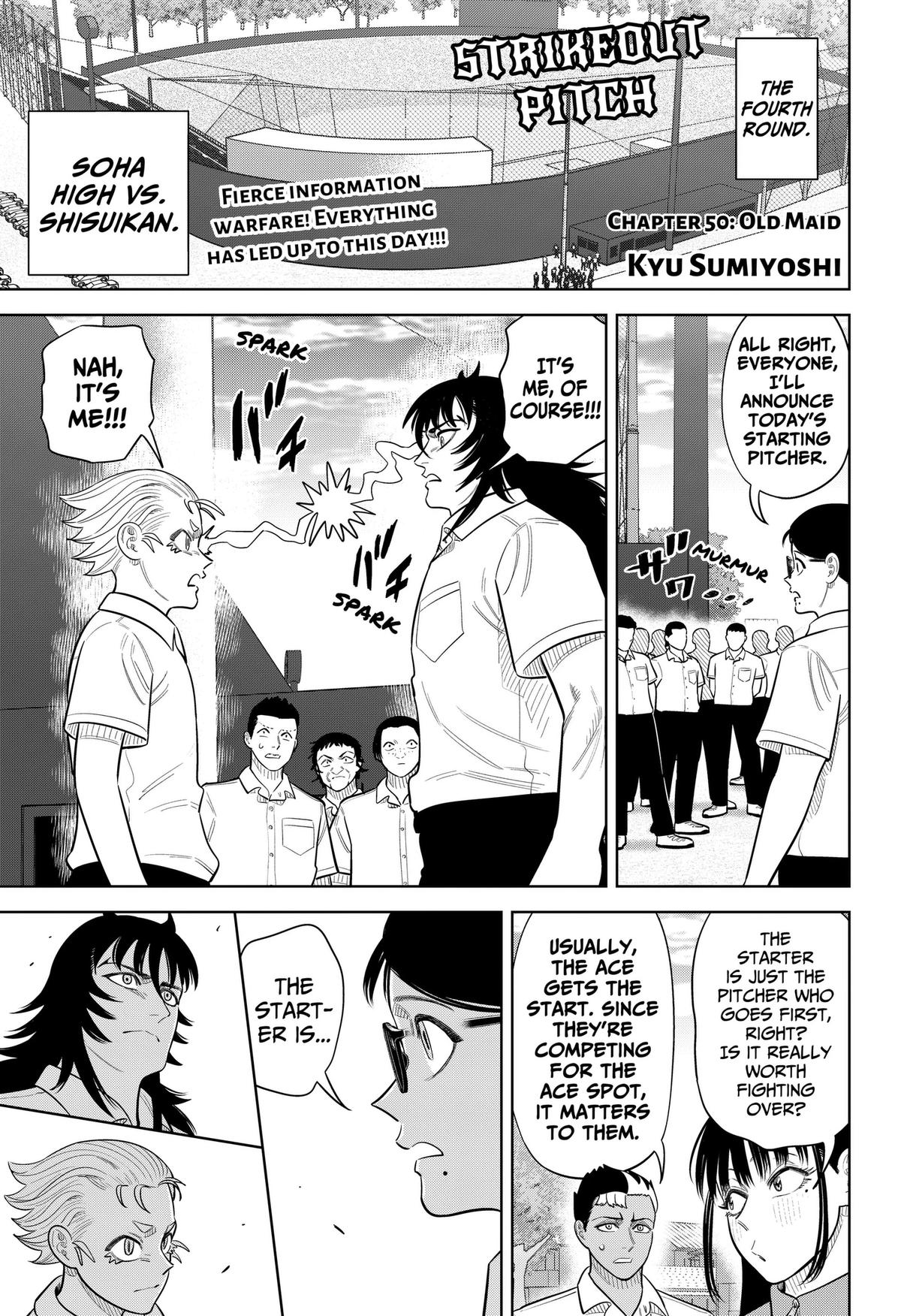 Strikeout Pitch Chapter 50 page 1 - 