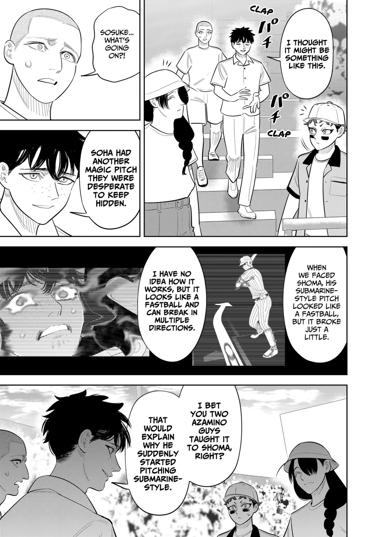 Strikeout Pitch Chapter 50 page 19 - 