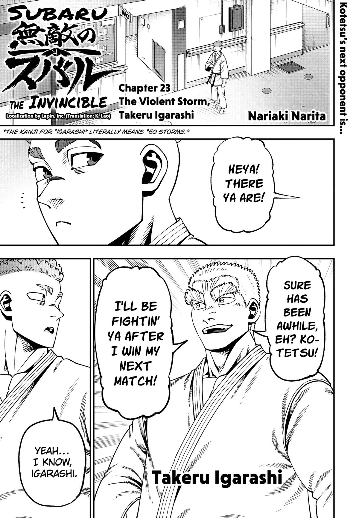 Subaru the Invincible Chapter 23 page 1 - 