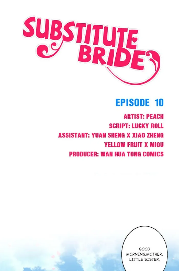 Substitute Bride Chapter 10 page 1 - 