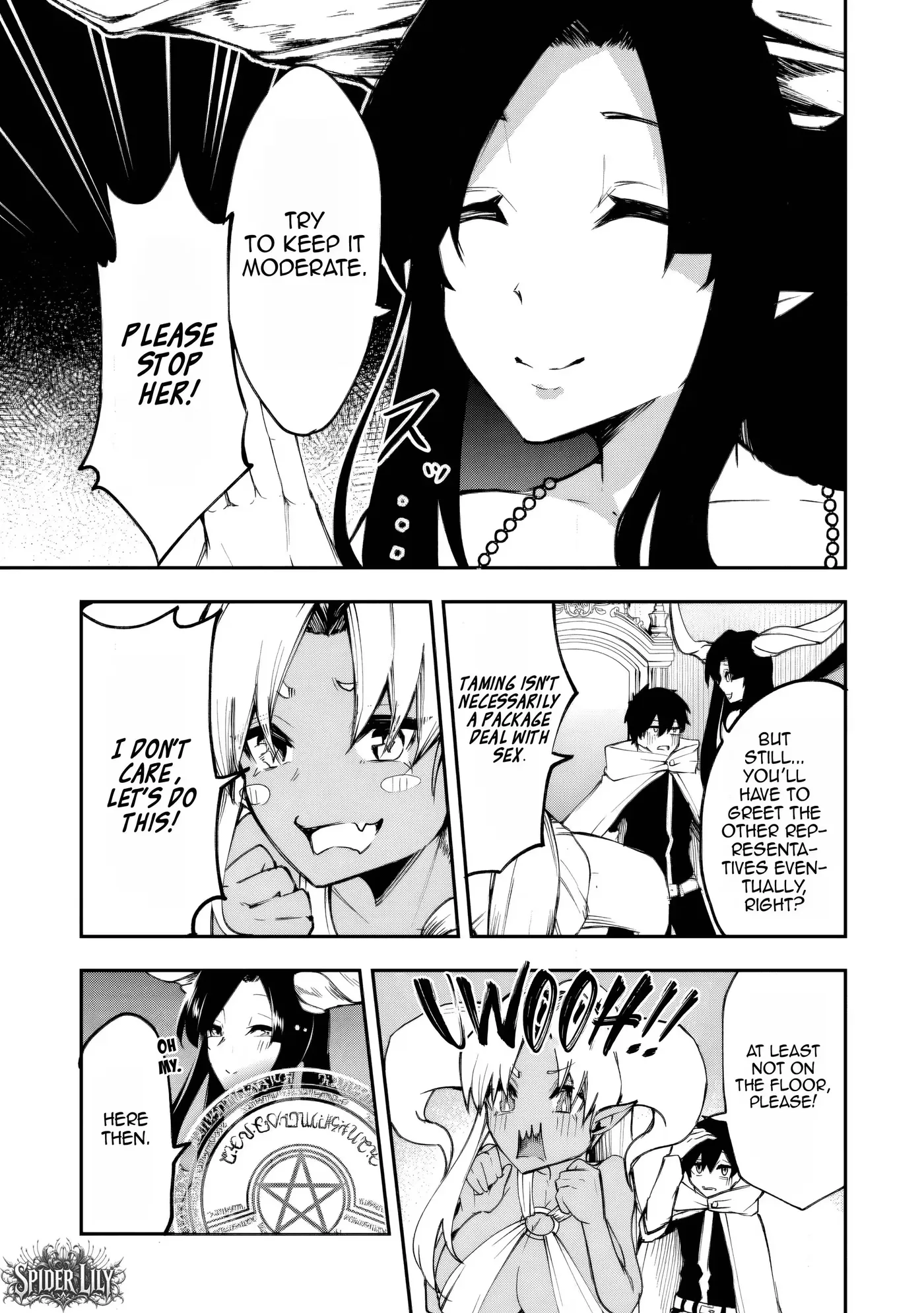 Succubus Tamer no Isekai Musou: Genjuu-tachi no Chi wo Hiku Saikyou no Succubus to Hajimeru Mazokuryou Kaitaku Chapter 4 page 6 - 
