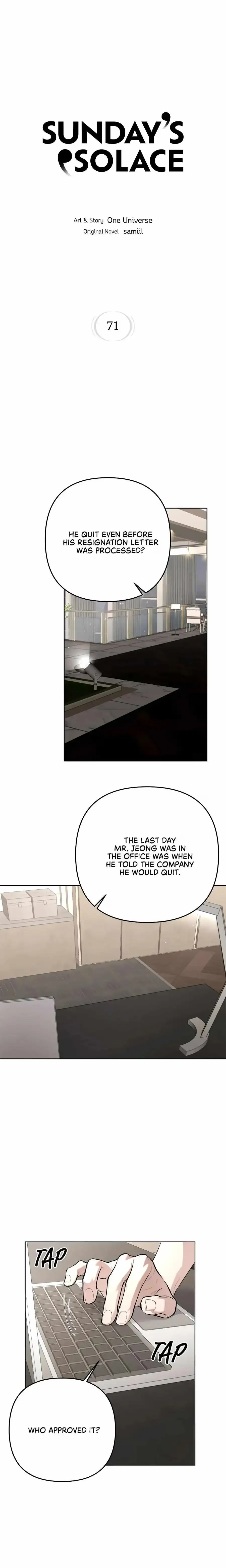 Sunday’s Solace Chapter 71 page 1 - 