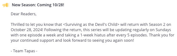 Surviving as the Devil's Child Chapter 48.5 page 1 - 