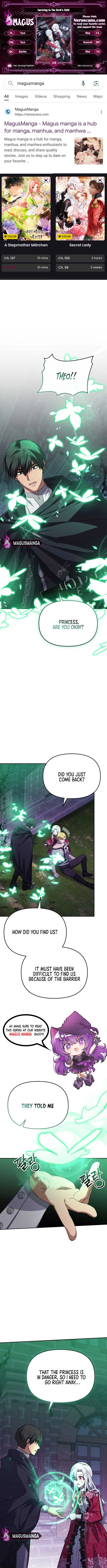 Surviving as the Devil's Child Chapter 59 page 1 - 