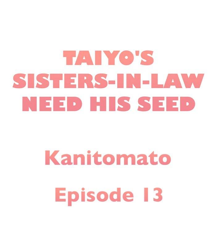 Taiyo's Sisters-In-Law Need His Seed Chapter 13 page 1 - 