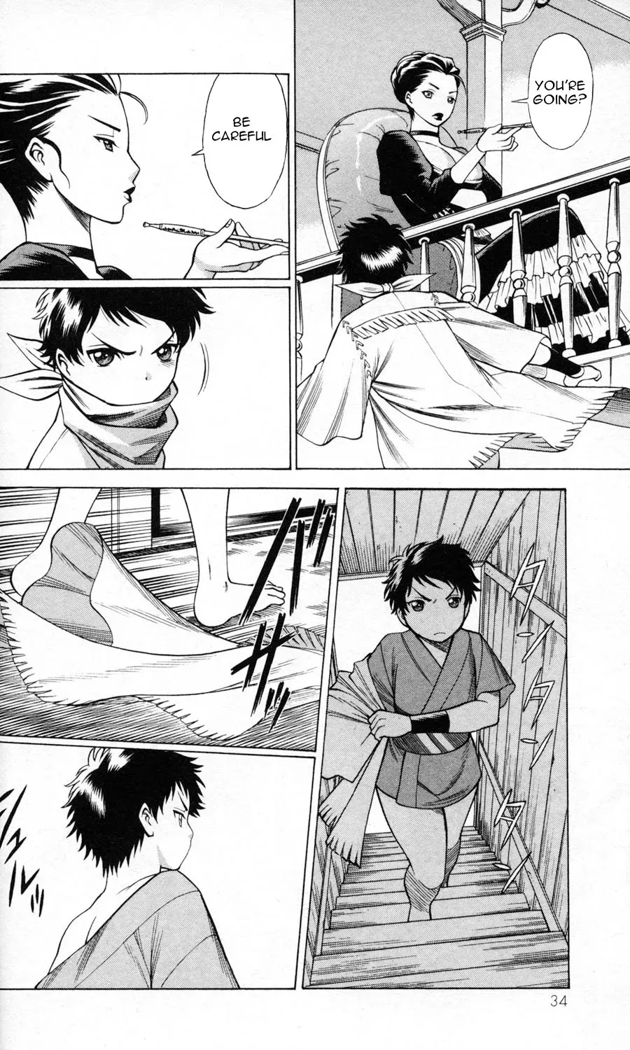 Tale of the Hakodate Youjin Outlaws - Himegami Chapter 1 page 36 - 