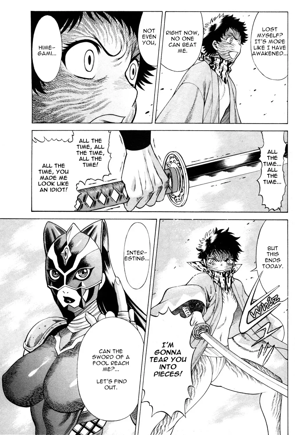 Tale of the Hakodate Youjin Outlaws - Himegami Chapter 14 page 15 - 