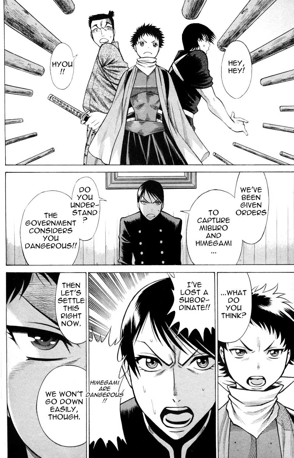 Tale of the Hakodate Youjin Outlaws - Himegami Chapter 19 page 38 - 