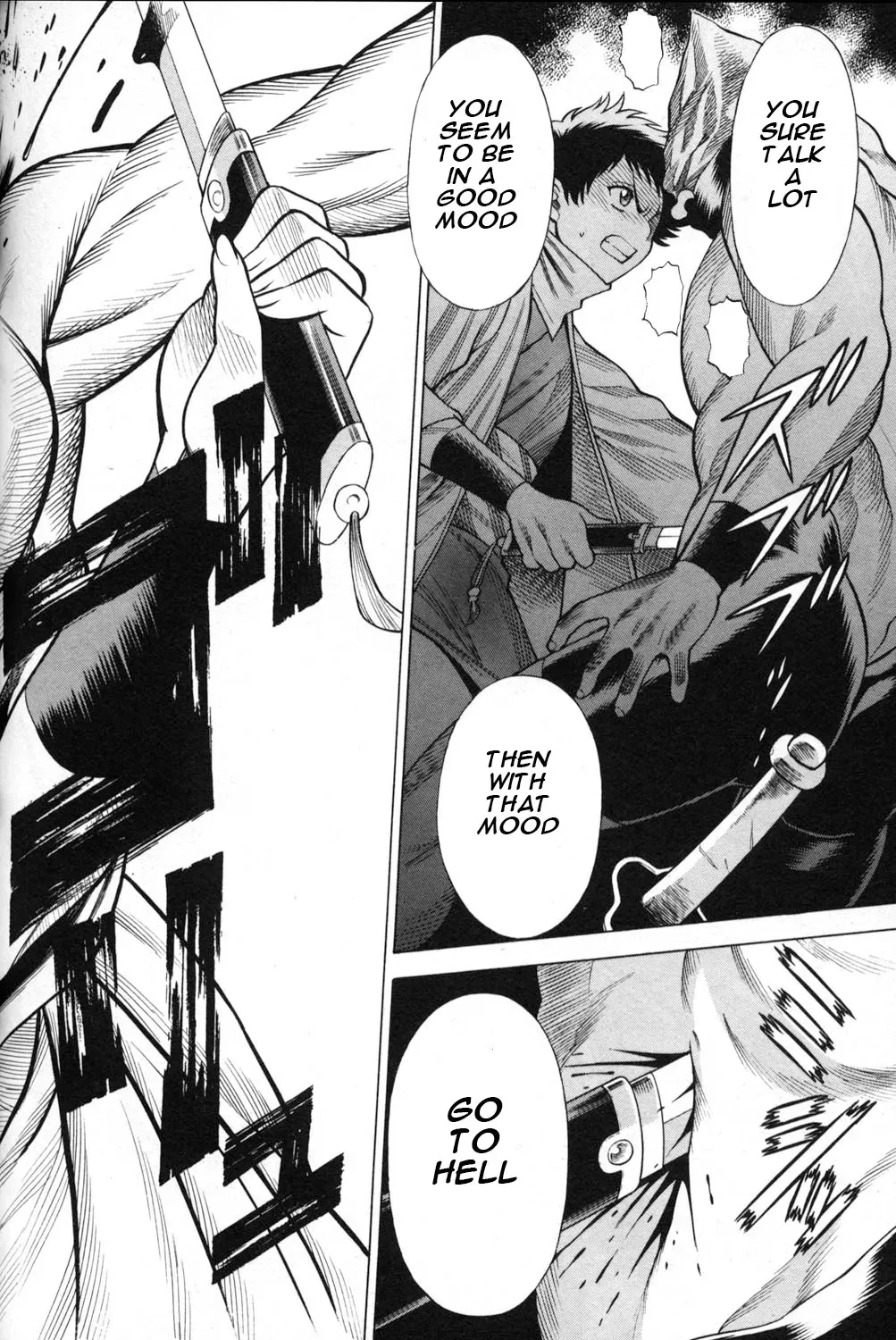 Tale of the Hakodate Youjin Outlaws - Himegami Chapter 4 page 36 - 