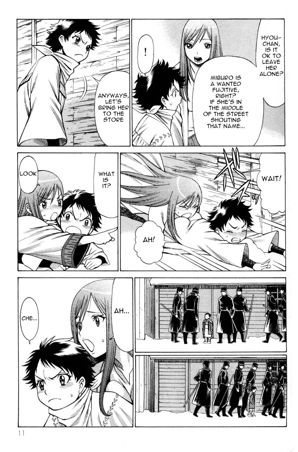 Tale of the Hakodate Youjin Outlaws - Himegami Chapter 5 page 13 - 